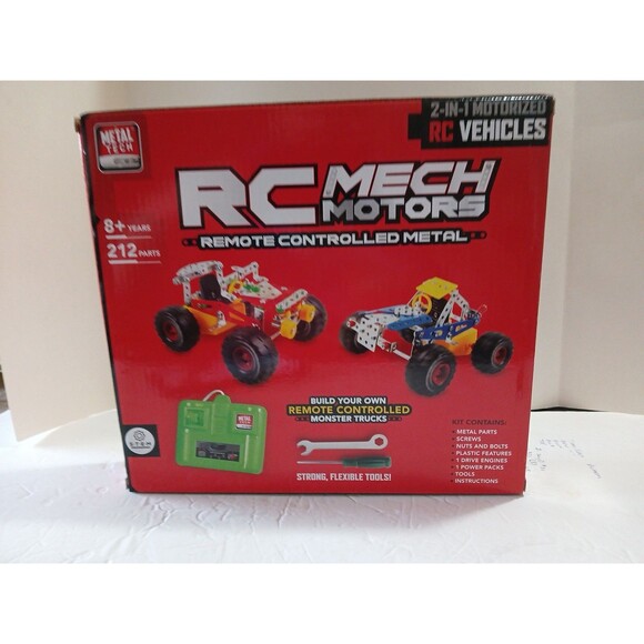 Metal Tech RC MECH MOTORS REMOTE CONTROLLED METAL 212 PARTS 2-in-1 RC VECHICLES - Picture 8 of 16